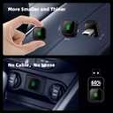 Wireless CarPlay Adapter for iPhone, Mini USB Design for Cars with Wired CarPlay, Fast Connection,5.8GHz WiFi,No Delay, Compatible with iOS 10+ & iPhone 6+, USB/Type C,Plug and Play (Dark Black)