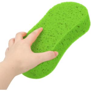 Large Soft Touch Coral Sponges, 5pack, Non-Scratch, High Foam, for Ultimate Washing Car, Bike, Boat or Household Cleaning Needs (Green)