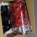 Nakuuly Tail Lights Compatible With 2007-2014 GMC Sierra 1500 2500HD 3500HD Driver and Passenger Side Taillights Brake Signal Assembly with Bulbs and Harness # 25958484 25958485