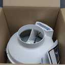 Festa AMG Hawk Radon Fan - Quiet and Energy Efficient 322 CFM Radon Mitigation System Inline Fan - 6" Electric Waterproof Inline Duct - Made with Sturdy Glass Reinforced Poly-Resin  White