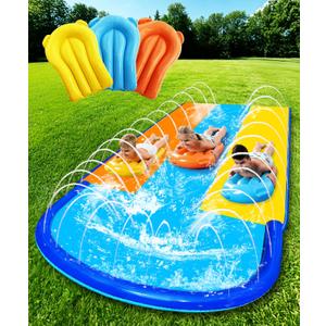 Lawn Water Slip Splash Pad Slide for Home00000