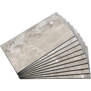 Palisade 23.2 in. x 11.1 in. Interlocking Vinyl Wall/Backsplash Panels in Venetian Marble (10 Pack)