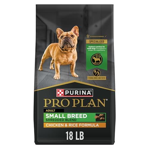 Purina Pro Plan Small Breed Dog Food Shredded Blend Chicken and Rice Formula With Live Probiotics - 17. 6 lb. Bag