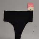 Yummie Women's Ultralight Seamless Shapewear Thong (Black) (S,M)