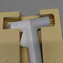 HOTO Cordless Hot Glue Gun, Minimalist Style, 30s Heating Fast, Smart Power-off, Compact Size, Intelligent Temperature Control, USB-C Rechargeable,10 Mini Sticks for Crafts, DIY Arts, Home Repairs