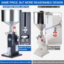 Manual Filling Machine Filling 5-55ml Bottler Filler For Liquid and Paste A03 Pro With CE Certificate