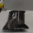 27 Inch Drawstring Ponytail Extension for Black Women Deep Curly Ponytail Extension Synthetic Mixed with Human Hair Hairpieces Afro Kinky Curly Pony Tail for Daily Use (Black)