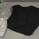 Fruit of The Loom Mens Recycled Waffle Thermal Underwear Crew Top (1 and 2 Packs) (Small, Black/Natural)