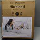 Baby Delight Highland Baby Bouncer | Infant | 0  6 Months | 3-Position Recline | Pebble Grey