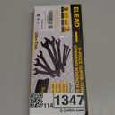 ELEAD 9-Piece Super-Thin Open End Wrench Set, SAE 1/4"-1-1/16", CR-V Nickel Plated, 3 mm Thickness Ultra-Slim Wrench Set for Tight Spaces, Durable Roll-Up Pouch for Mechanics