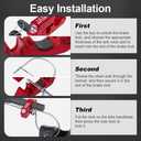JAGASOL Motorcycle Lock Combo: Helmet & Brake Anti-Theft Handlebar Lock for Moped, Motorbike, Scooters, ATV, Dirt Bike, Street Bike