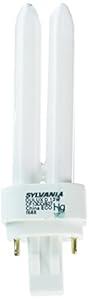 Sylvania 21117 Compact Fluorescent 2 Pin Double Tube 2700K, 13-watt