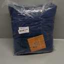 RYB HOME Velvet Curtains 96 inches - Blackout Curtains for Living Room,Thermal Insulated Noise Reducing Panels Luxury Vertical Sense Window Decor for Party Backdrops, Navy Blue, W52 x L96, 2 Panels