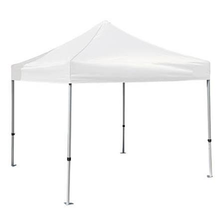 10x10 Pop Up Canopy Tent, Easy Setup Portable Shelter, White, 10*10