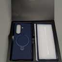 TORRAS 360 Spin Magnetic Stand for Galaxy Z Fold 7 Case, MIL-Grade Hinge Protection, Fit for Magsafe, 360 Kickstand & Ring Holder, Armor Hard Slim Case for Samsung Galaxy Z Fold 7, Blue