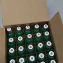 25 Pack Green C9 LED Replacement Bulbs, Shatterproof C9 Christmas Light Bulbs for Outdoor String Lights, E17 Intermediate Base, 0.6W Energy-Saving LED Night Lights Bulb - Dimmable