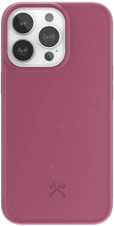 WOODCESSORIES - Phone Case for iPhone 14 Pro Max Case Red - Ecofriendly, Made of Plants