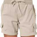 ANRABESS Womens Summer Shorts 2026 Dressy Casual Hiking Cargo Shorts Trendy Outdoor Outfits 6 Pockets (Beige, L)