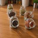 2 x Glass Jar set of 6, 3.8oz