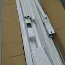Hand Rails for Outdoor Steps，Stair Handrail & Indoor Stair Railing Kit，Railings for Outdoor Steps for Fence & Outdoor Steps (2, White-with Balusters, 4 Step)