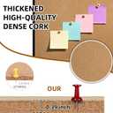 20 x 28 Cork Boards for Walls with Black Wooden Frame 1pack, Whiteboard and Cork Board Combo Double Sided Office Board for Wall Organizer, Bulletins Board Hanging Pin Board for School Home Office