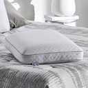 Sealy Essentials Memory Foam Bed Pillow for Pressure Relief, Adaptive Memory Foam Pillow with Washable Knit Cover, Standard, 24 x 16 in x 5 in,White