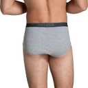 Fruit of the Loom Men's Underwear Briefs, Tag Free & Moisture Wicking, Pack of 6 (XXL)
