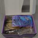 KooKaStyle Invisible Wire Hair Extensions with Transparent Wire Adjustable Size Long Wavy Synthetic Hairpiece 15/613#Golden Blonde 16 Inch with 4 Secure Clips for Women