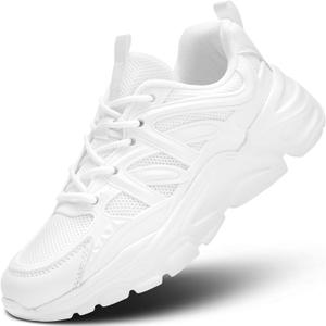 Womens Ladies Walking Shoes Fashion Running Sneakers Casual Comfor Lightweight Breathable Soft Sole Gym Tennis Work, 41