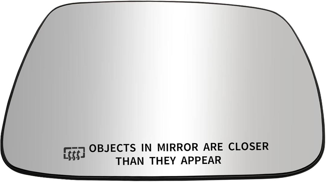 Passenger Side Mirror Replacement for 2005 2006 2007 2008 2009 2010 Jeep Grand Cherokee Mirrors Glass - Convex Mirror Glass, Right Side Rear View Mirror with Heated (5142874AA)