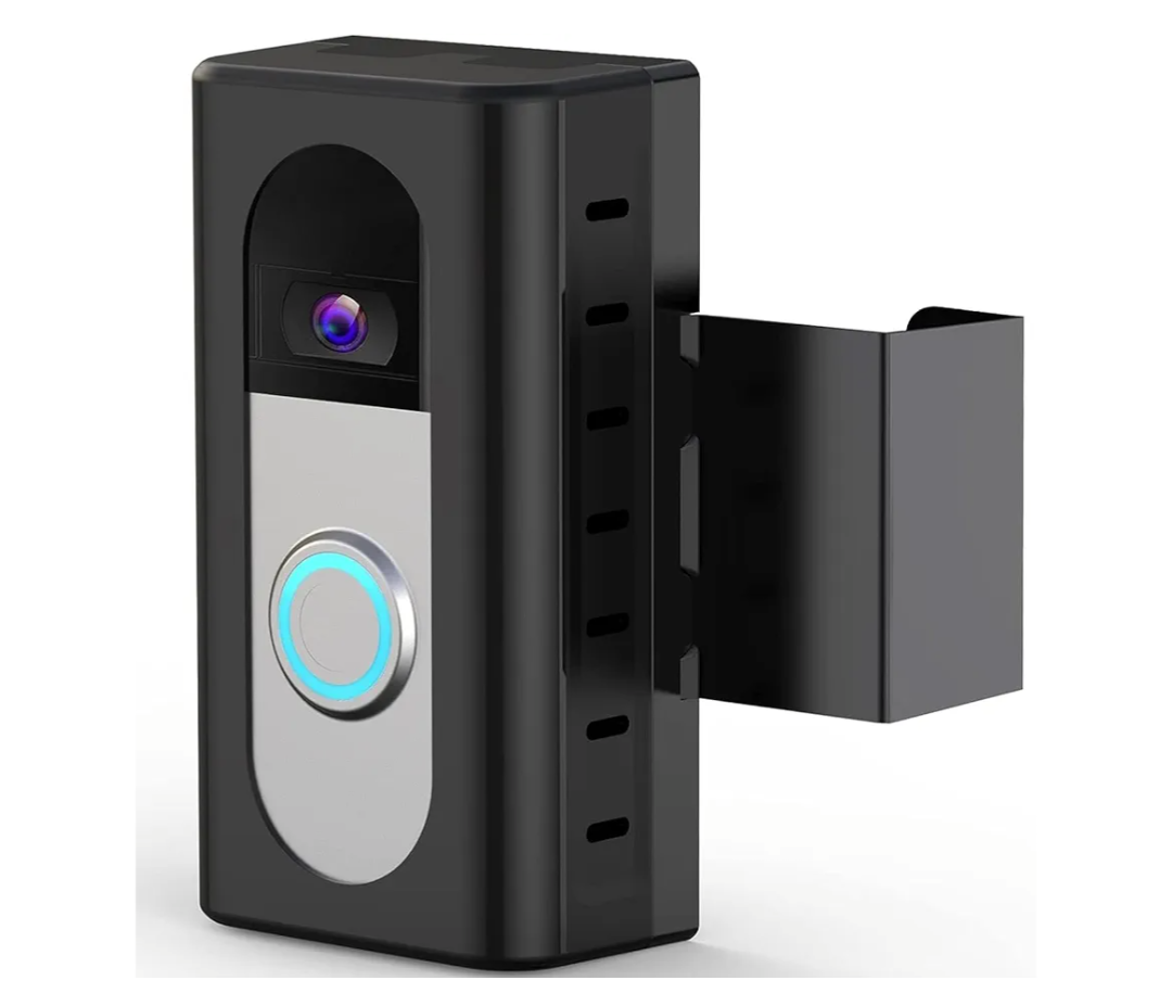 KIMILAR Anti-Theft Video Doorbell Mount Compatible with Ring/Blink Wireless Video Doorbell, Adjustable Mounting Bracket Accessories for Houses, Apartments, Businesses, Not for Security Door