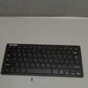 TECKNET 2.4G Wireless Keyboard - Mini Compact Keyboard with Media Hotkeys, 12-Month Battery Life, Compatible with PC, Desktop, Laptop, Smart TV - Black