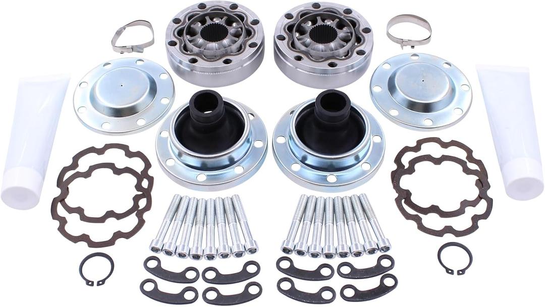 MOTOKU Forward and Rearward Rear Prop Drive Shaft CV Joint Rebuild kit for Jeep Wrangler 2007-2017