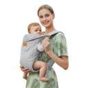 Baby Carrier Newborn to Toddler(8-30lbs), Toddler Carrier Baby Holder Carrier with Adjustable Shoulder Strap, Chest Carriers, Grey