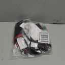 ANIAC 3PCS Halloween Dog Costume Cat Wizard Cape Glasses and Necktie Set Halloween Puppy Outfit Pet Academy Magician Cosplay Apparel for Kitten Cat Small Dogs (Black+Red, Large)