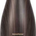 InnoGear Essential Oil Diffuser, Ultrasonic Diffusers for Home Aromatherapy Humidifier for Bedroom Room 7 Colors LED 2 Mist Mode Auto Off, Brown