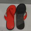Flip Flops for Women Comfortable Slip on Open Toe Thong Sandals Casual Summer Dress Flats Sandal Shoes. (Red, Us 8.5)