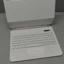 Keyboard Case for Samsung Galaxy Tab S10+ Plus/S9+ Plus/S9 FE+ Plus/S8+ Plus/S7+ Plus/S7 FE Case with Keyboard 12.4" (White)