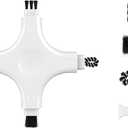 CODOGOY iPhone Cleaning Kit Port Cleaner Repair & Restore Tool Soft Brush Cleaning Tool Fit for All Devices (White)