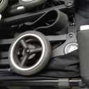 gb Pockit+ All-Terrain, Ultra Compact Lightweight Travel Stroller with Canopy and Reclining Seat in Velvet Black