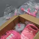 Tricycle for Toddlers 1-3 3-5 Year Olds, Unicorn Toddler Bike Baby Balance Bike with Colorful Lighting Wheels & Large Basket, Birthday Gift and Toy for 1 2 3 4 5 Year Olds Girls (Pink)