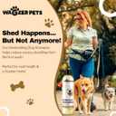 Wagzer Highly Concentrated 16oz Dog Shampoo | Makes up to 3.2 Gallons | Coconut-Based with Vitamin E, Omega 3 & 6 | Nourishes Coat, Reduces Excess Shedding | Made in USA for All Dog Breeds