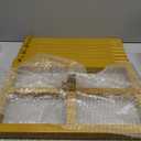 Fomcet 10FT x 10FT Backdrop Stand Heavy Duty with Base, Gold Portable Adjustable Pipe and Drape Kit, Square Metal Arch Party Frame for Wedding Birthday Parties Banquet Decorations