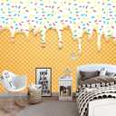 Cliouar-Ice Cream wall Mural wallpaper-103 x 69"(Not Peel and Stick)