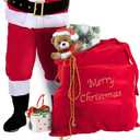 ReneeCho Santa Christmas Bag Gift Sack X-mas Accessories 30x35 inches Large Size