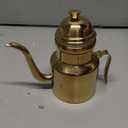 15oz Stainless Olive Oil & Vinegar Dispenser with Non-Slip Handle, Gold