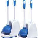 Mr. Clean Toilet Bowl Brush and Plunger Caddy Combo (Set of 2) (White)