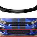 4 PCs 2015-2022dodge charger SRT front bumper Lip black