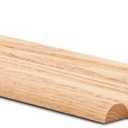 Split Oak Dowel Rods 3/4-inch x 36-inch, Pack of 25 Unfinished Fluted Molding Trim for DIY & Dowel Feature Wall, by Woodpeckers