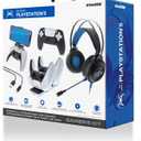 dreamGEAR Gamers Kit for PlayStation 5: Gaming Headset with 50mm Drivers, PS5 Controller Charger, Adjustable Phone Mount, USB-C Cable, Protective Cover and Caps